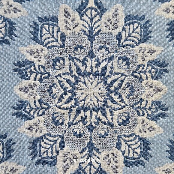 J. Jill Snowflake Jacquard India Ink Blue - Picture 4 of 9